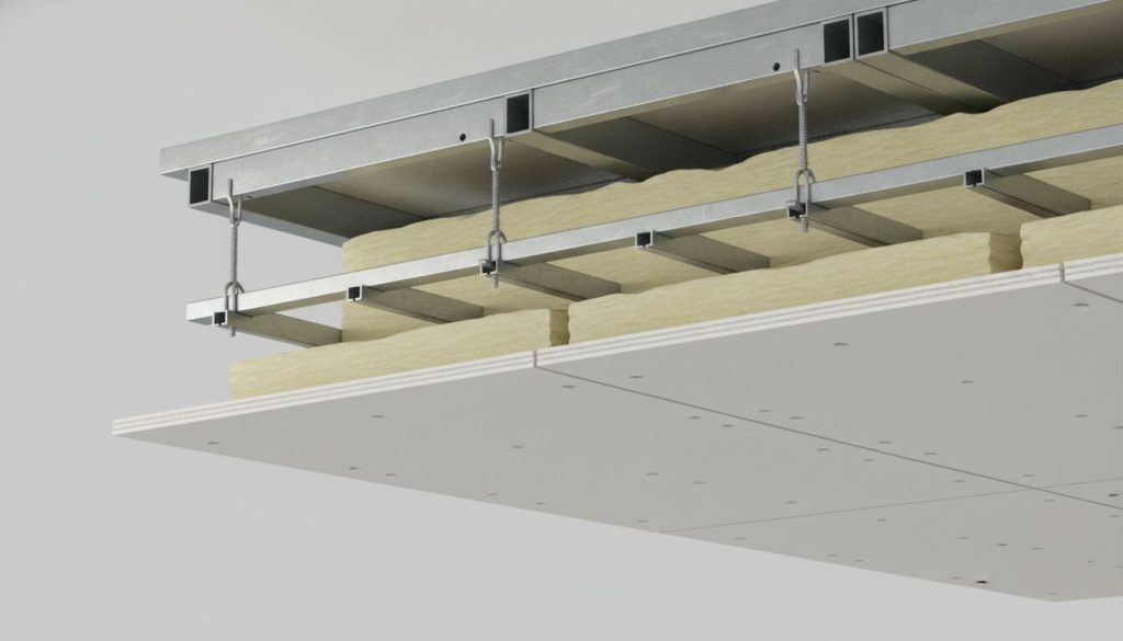 Découvrez le schéma de plafond autoportant pour une installation facile et durable, idéal pour vos projets de rénovation ou construction.