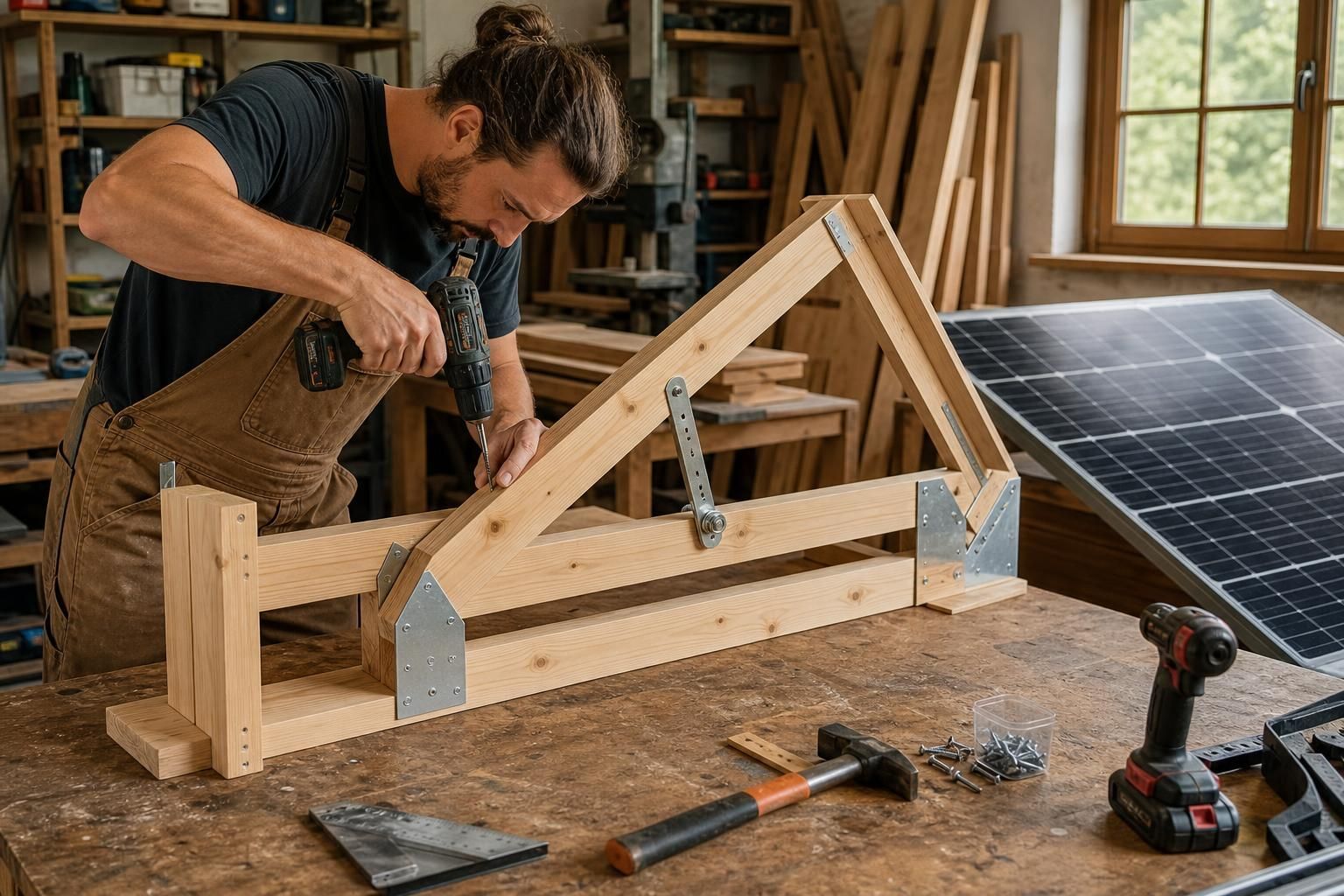 Découvrez comment fabriquer un support en bois solide et durable pour panneau solaire grâce à notre guide étape par étape, facile à suivre pour tous les niveaux de compétence.